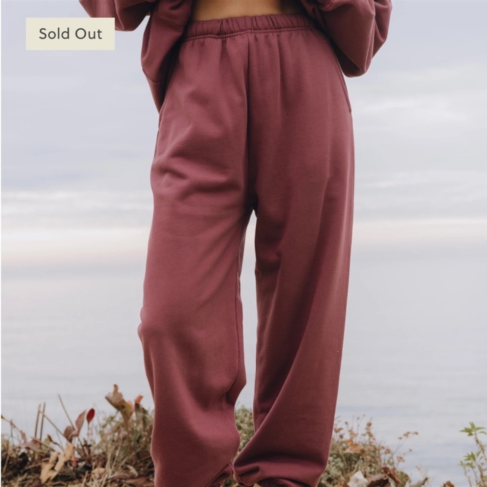 Daily Drills XS/S Wine Joggers NWT